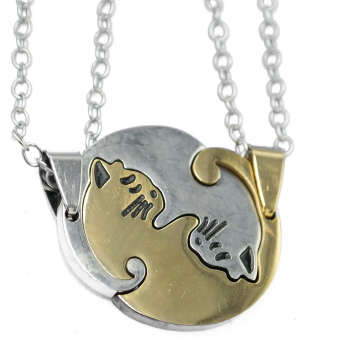 Cat chain two in one, individually or together to carry in different variants